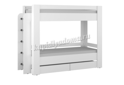 Кровать 2-х ярусная Зефир (Белый)