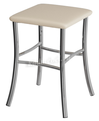 Табурет Квадрат (Ваниль экокожа)