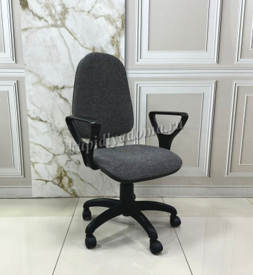 Кресло офисное Престиж Гольф ТК-3 (Светло-серый)