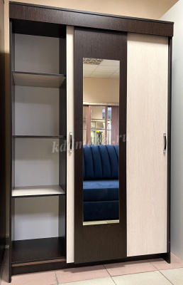 Шкаф-купе Бостон (Венге/Дуб атланта)