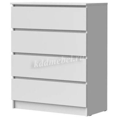Комод Лето-4 0.8 (Белый)