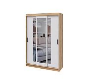 Шкаф-купе Бруно-2 (Дуб вотан/Белый)