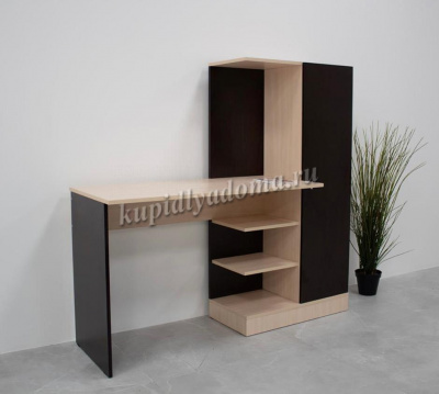 Стол компьютерный Квартет-6 (Венге/Дуб молочный)