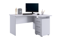 Стол Лайт 2 угловой Правый Белый с наполнением Стол Лайт 2 угловой Правый Белый с наполнением