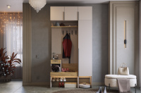 Прихожая баско К4 кашемир дуб крафт золотой Прихожая баско К4 кашемир дуб крафт золотой