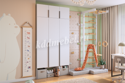 Шкаф 2дв. Баско L600 (Графит)