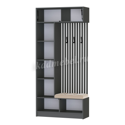 Центральная секция Руэлла (Графит серый)