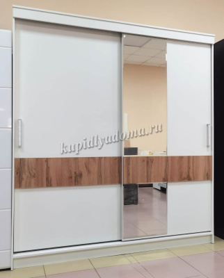 Шкаф-купе Софи 2.0 (Белый/Дуб вотан)