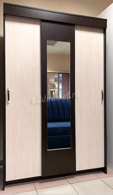 Шкаф-купе Бостон (Венге/Дуб атланта)