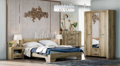 Тумба прикроватная Квадро-37 (Дуб Делано светлый)