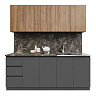 Кухня Лето 2.0 (Графит/Дуб чарльстон)