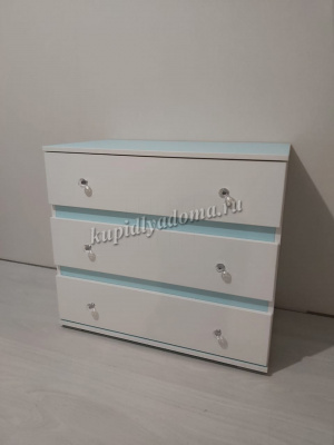 Комод Тифани КМ-07 (Кенди/Белый)