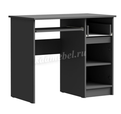 Стол письменный правый Лето МС-1 (Графит)