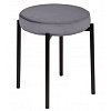 Табурет Лондон (Графит велюр/Черный)
