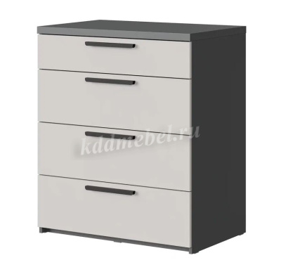 Комод Мята 0.8 (Графит/Кашемир)