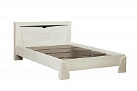 Кровать с настилом Лючия 33.08 1.2 (Бетон пайн белый/ Венге)