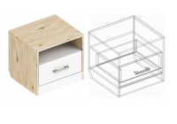 Милана тумба прикроватная Милана тумба прикроватная