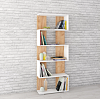 Стеллаж Ромео-1 (Дуб крафт золотой/Белый древесные поры)
