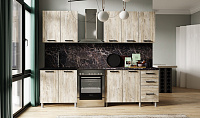 Кухня Нагано 2,0 (Дуб юкон/Столешница Мраморный берег)