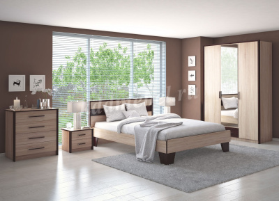 Комод Эшли 1363 (Венге/Дуб сонома)