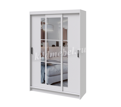 Шкаф-купе Бруно-2 (Белый)