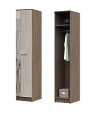 Пенал универсальный Ольбия (Ясень шимо темный/Ясень шимо светлый)