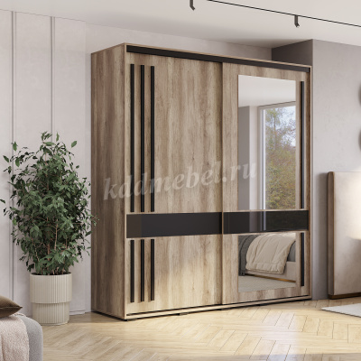 Шкаф-купе Крафт-8 (Дуб каньон)
