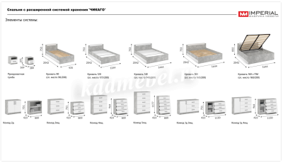 Комод 5 ящ. Чикаго Вайт (Белый)