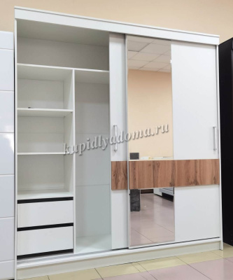 Шкаф-купе Софи 2.0 (Белый/Дуб вотан)