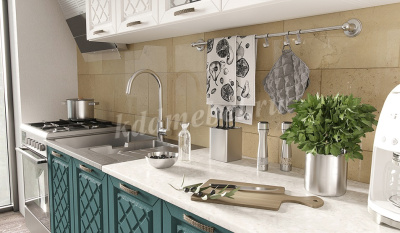 Шкаф нижний под мойку М600 кухня Агава (Моренга)