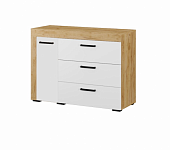 Комод Адель (Дуб крафт золотой/Белый)