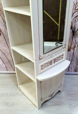 Стеллаж Флоренция 10.130 (Ясень Анкор светлый/Дублин Муссон)