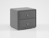 Тумба_Твист_микровелюр_серый Тумба_Твист_микровелюр_серый