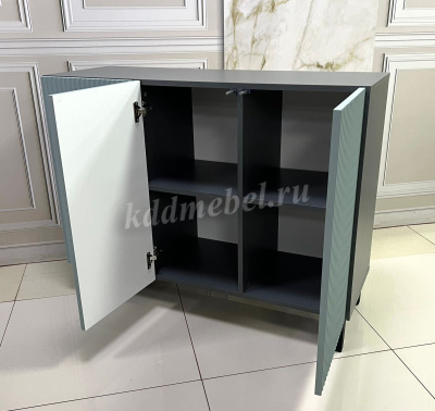 Комод Сириния (Серый графит/Бриз)