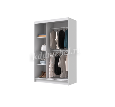 Шкаф-купе Бруно-3 (Белый)