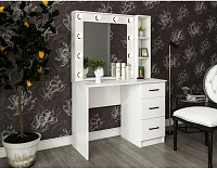 Стол туалетный Мальва Люкс 3 ЛДСП (Белый) 