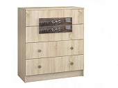Комод Мадлен (Дуб сонома/Дуб Шале мореный)