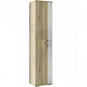 Шкаф Белладжио для белья и платья ШК-26 (Дуб сонома/Белый) 
