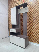 Вешалка Бриз-10 (Анкор темный/Анкор белый)