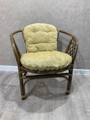 Кресло RJG-Bahama (Ротанг №6, ткань Mulan 141)