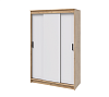 Шкаф-купе Бруно-1 (Дуб вотан/Белый)