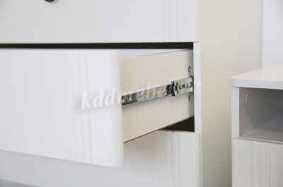 Комод Ева (Белое дерево/Белый матовый)