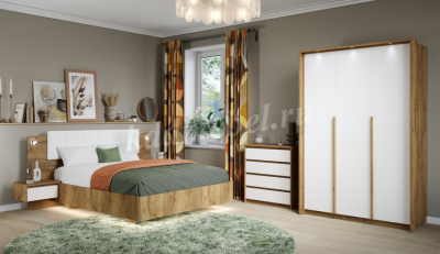 Зеркало Мишель (Дуб крафт золотой)