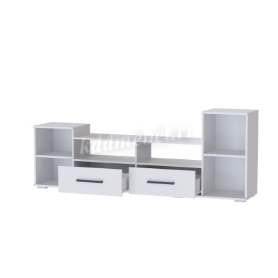 Тумба ТВ Парус-2 (Белый древесные поры)