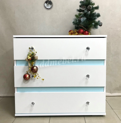 Комод Тифани КМ-07 (Кенди/Белый)